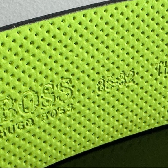 Hugo Boss leather belt, men, size 32” - Picture 5 of 10